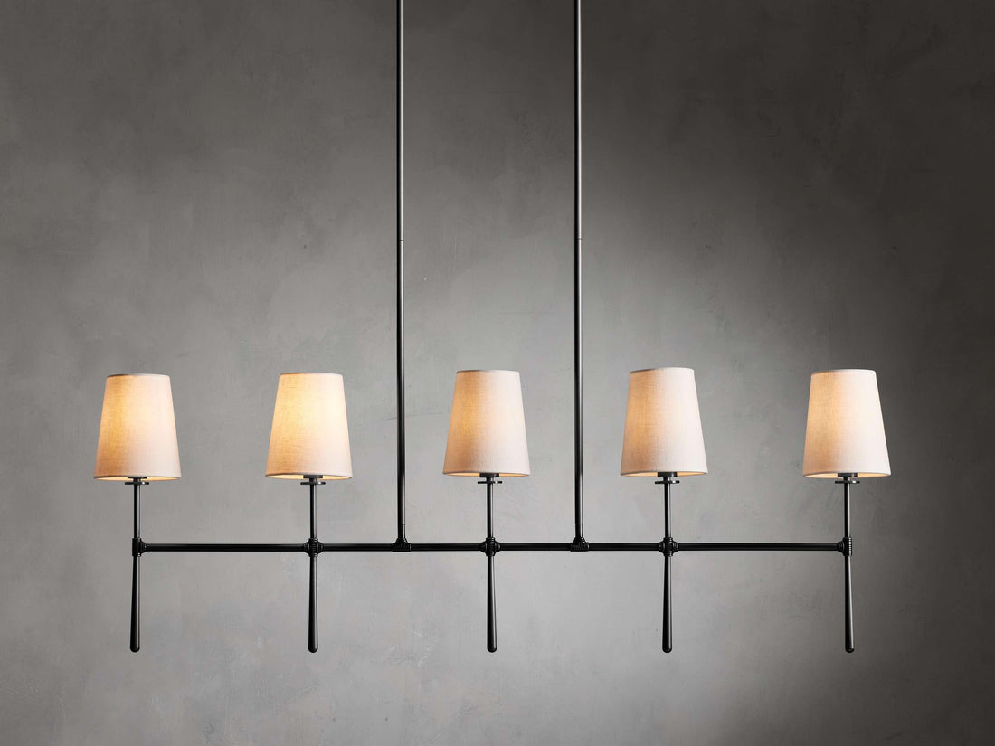 Rhodes Linear Chandelier 5/6 Light - King Lamps
