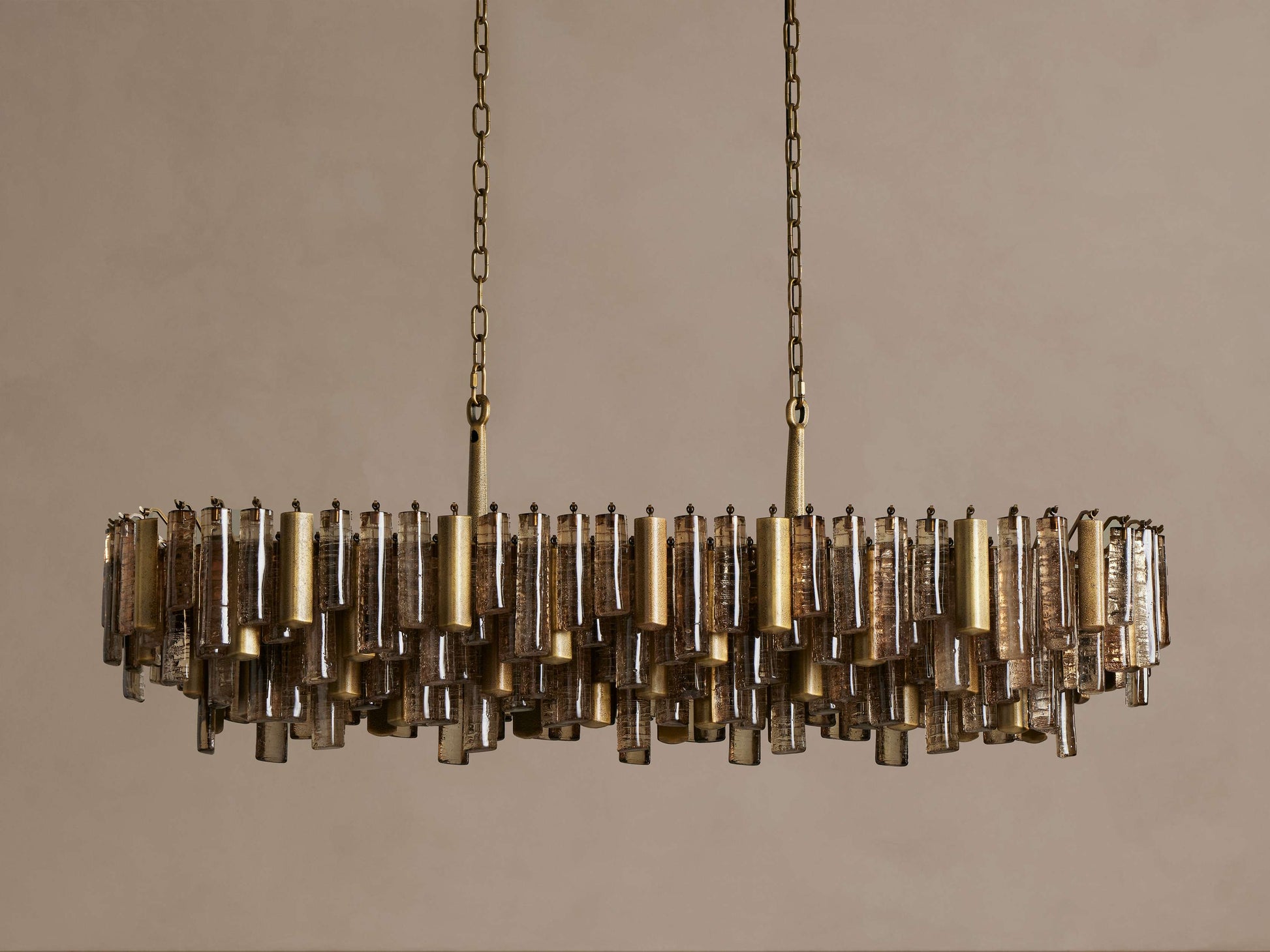 Neve Linear Murano Glass Chandelier