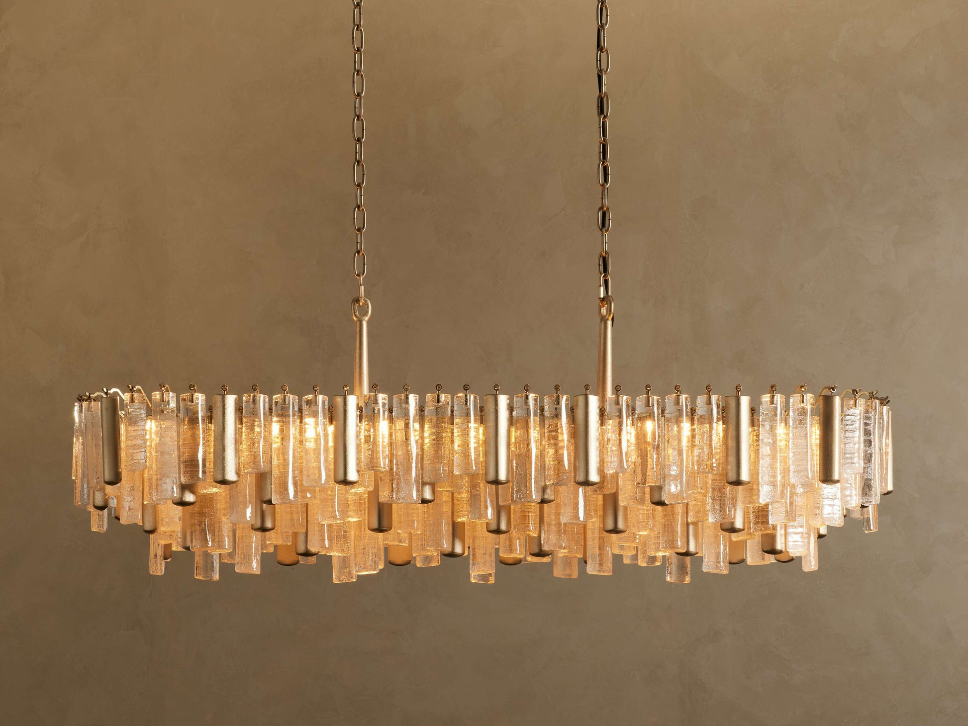 Neve Linear Murano Glass Chandelier