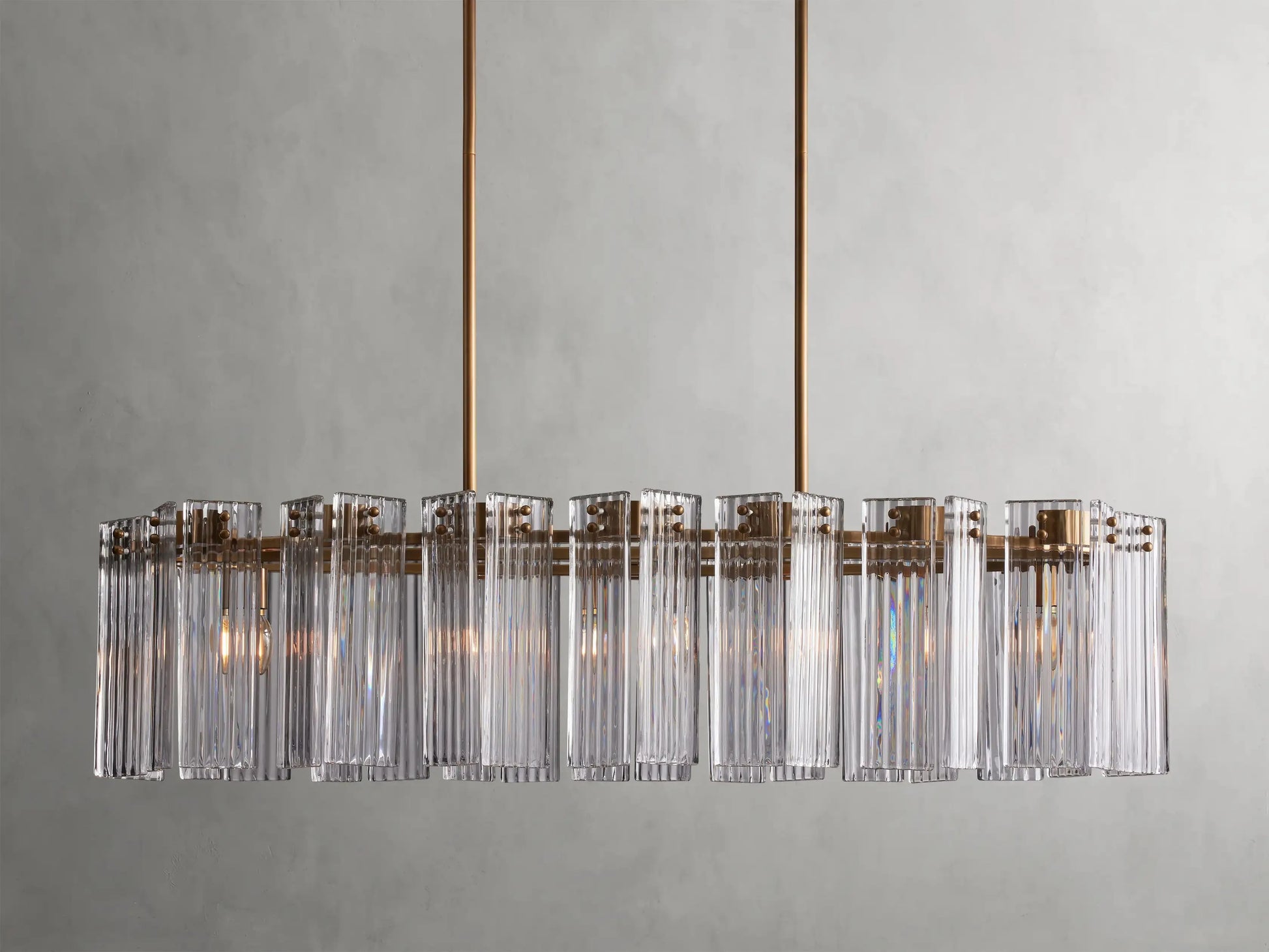 Delsie Oval 51" 63'' 72'' Chandelier - King Lamps
