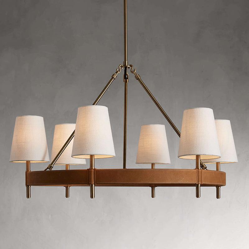 Hasting 6-Light Halo Chandelier - King Lamps