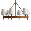 Hasting 6-Light Halo Chandelier - King Lamps