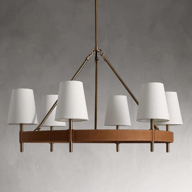 Hasting 6-Light Halo Chandelier - King Lamps