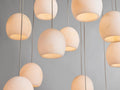 Maeva Round Alabaster Chandelier 13'' 21'' 36'' - King Lamps