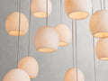 Maeva Round Alabaster Chandelier 13'' 21'' 36'' - King Lamps