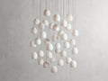 Maeva Round Alabaster Chandelier 13'' 21'' 36'' - King Lamps
