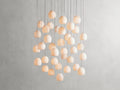 Maeva Round Alabaster Chandelier 13'' 21'' 36'' - King Lamps