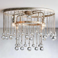 Aubrey Crystal Ball Flushmount Lamp - King Lamps