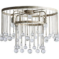 Aubrey Crystal Ball Flushmount Lamp - King Lamps