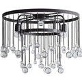 Aubrey Crystal Ball Flushmount Lamp - King Lamps