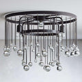 Aubrey Crystal Ball Flushmount Lamp - King Lamps