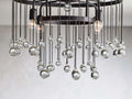 Aubrey Crystal Ball Flushmount Lamp - King Lamps