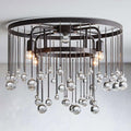Aubrey Crystal Ball Flushmount Lamp - King Lamps