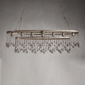 Aubrey Oval Crystal Ball 7 Light Chandelier - King Lamps