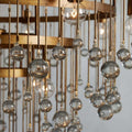 Aubrey Modern Crystal Ball 4 Tier Chandelier - King Lamps