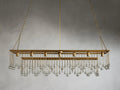 Aubrey Crystal Ball Rectangular Chandelier 47'' 60'' - King Lamps