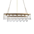 Aubrey Oval Crystal Ball 7 Light Chandelier - King Lamps