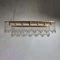 Aubrey Oval Crystal Ball 7 Light Chandelier - King Lamps