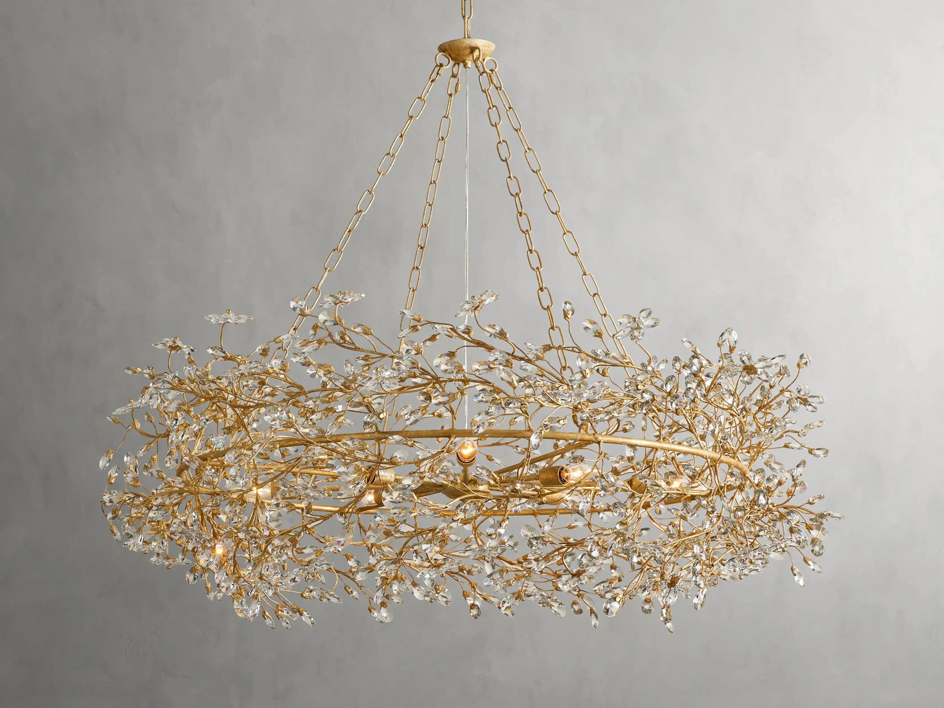 Fiore Crown Chandelier - King Lamps