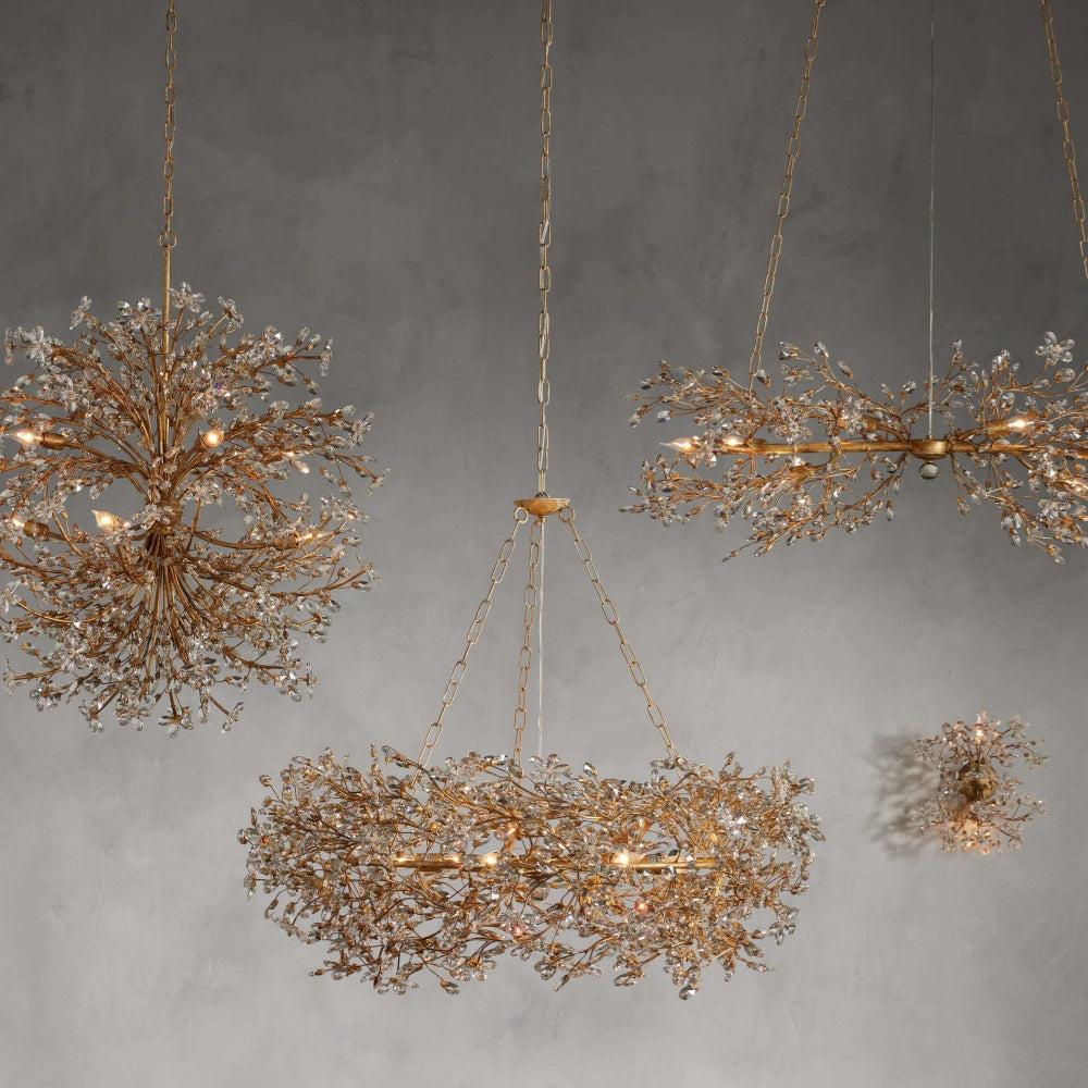 Fiore 8 Light Round Chandelier - King Lamps