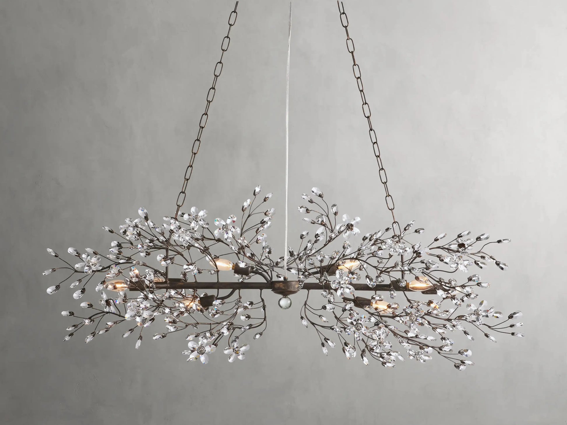 Fiore Linear Chandelier - King Lamps
