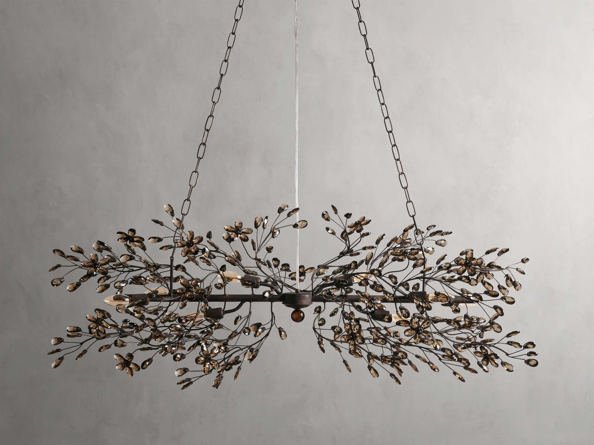Fiore Colored Linear Chandelier - King Lamps