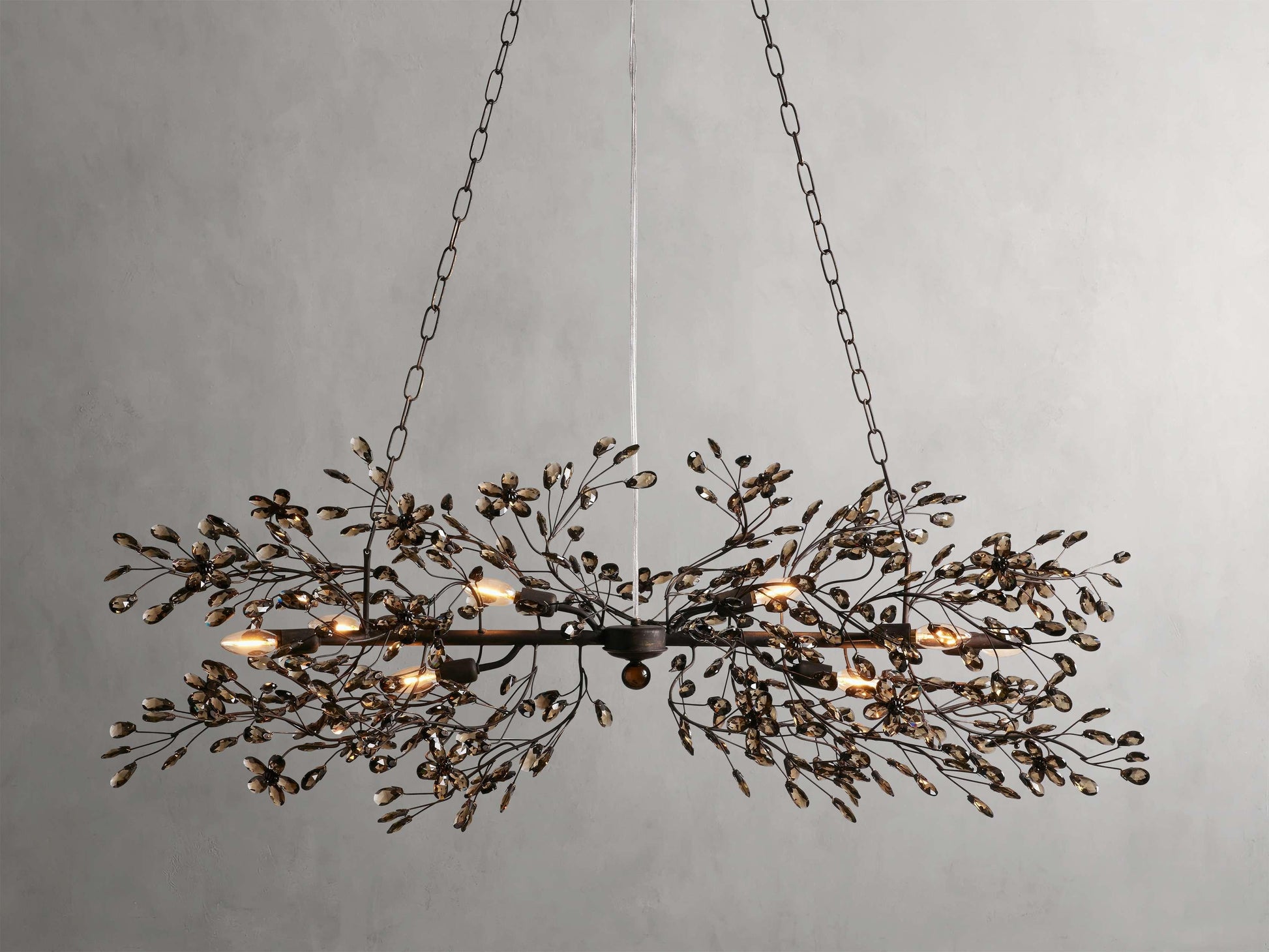 Fiore Colored Linear Chandelier - King Lamps