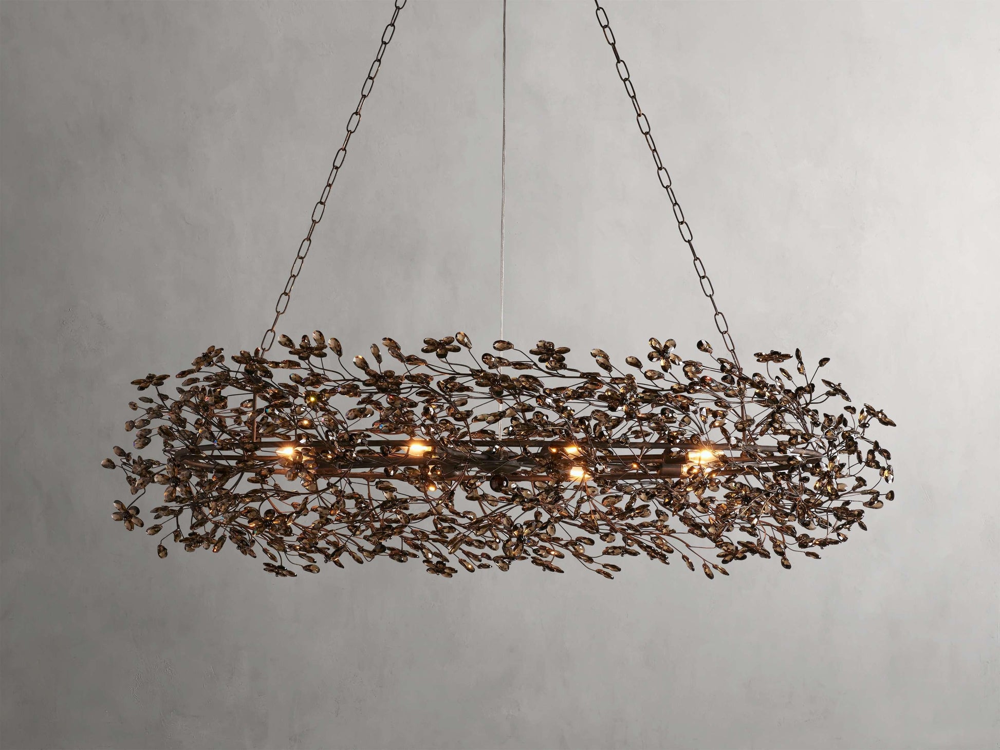 Fiore Colored Oval Chandelier - King Lamps