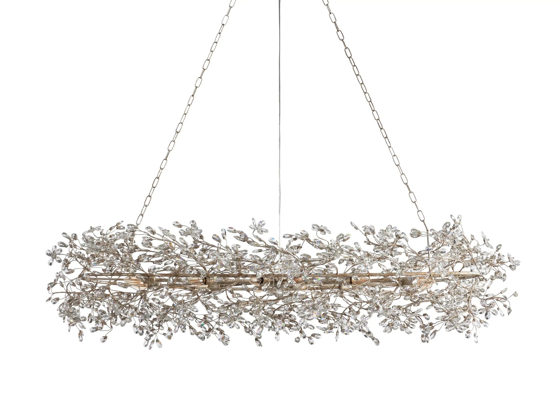 Fiore Oval Chandelier 62'' 74'' - King Lamps