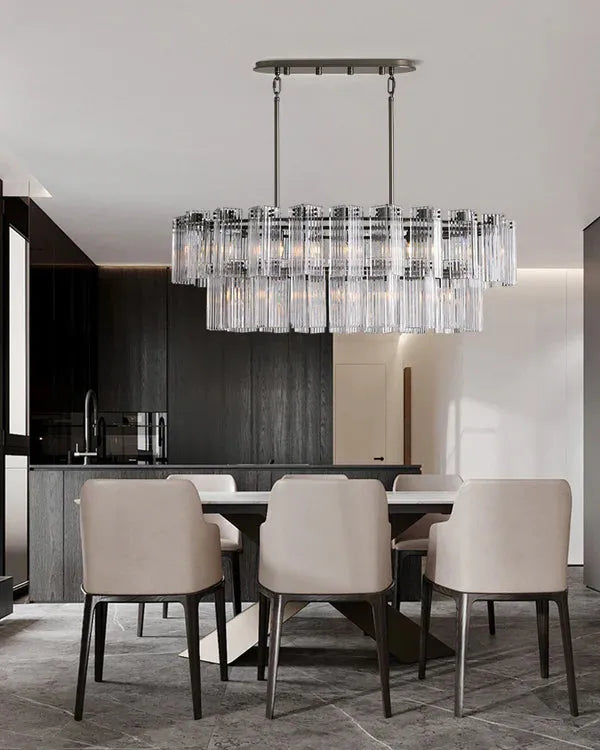 Delsie Oval 51" 63'' 72'' Chandelier - King Lamps