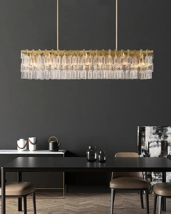 Marigan Rectangle Chandelier 60" - King Lamps