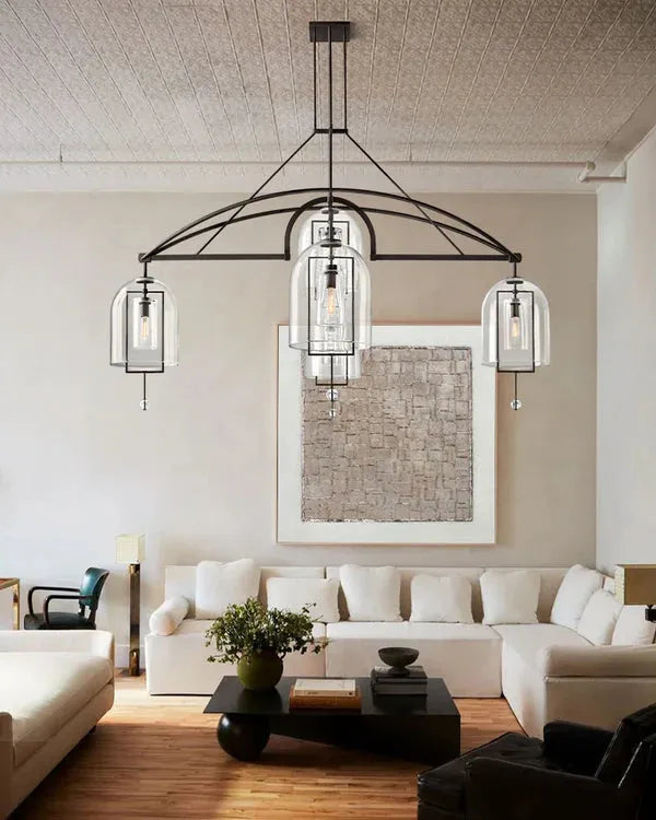 Fulcrum Linear Chandelier 61" 3 Lights - King Lamps