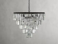 Leyland Tiered Round Crystal Chandelier - King Lamps