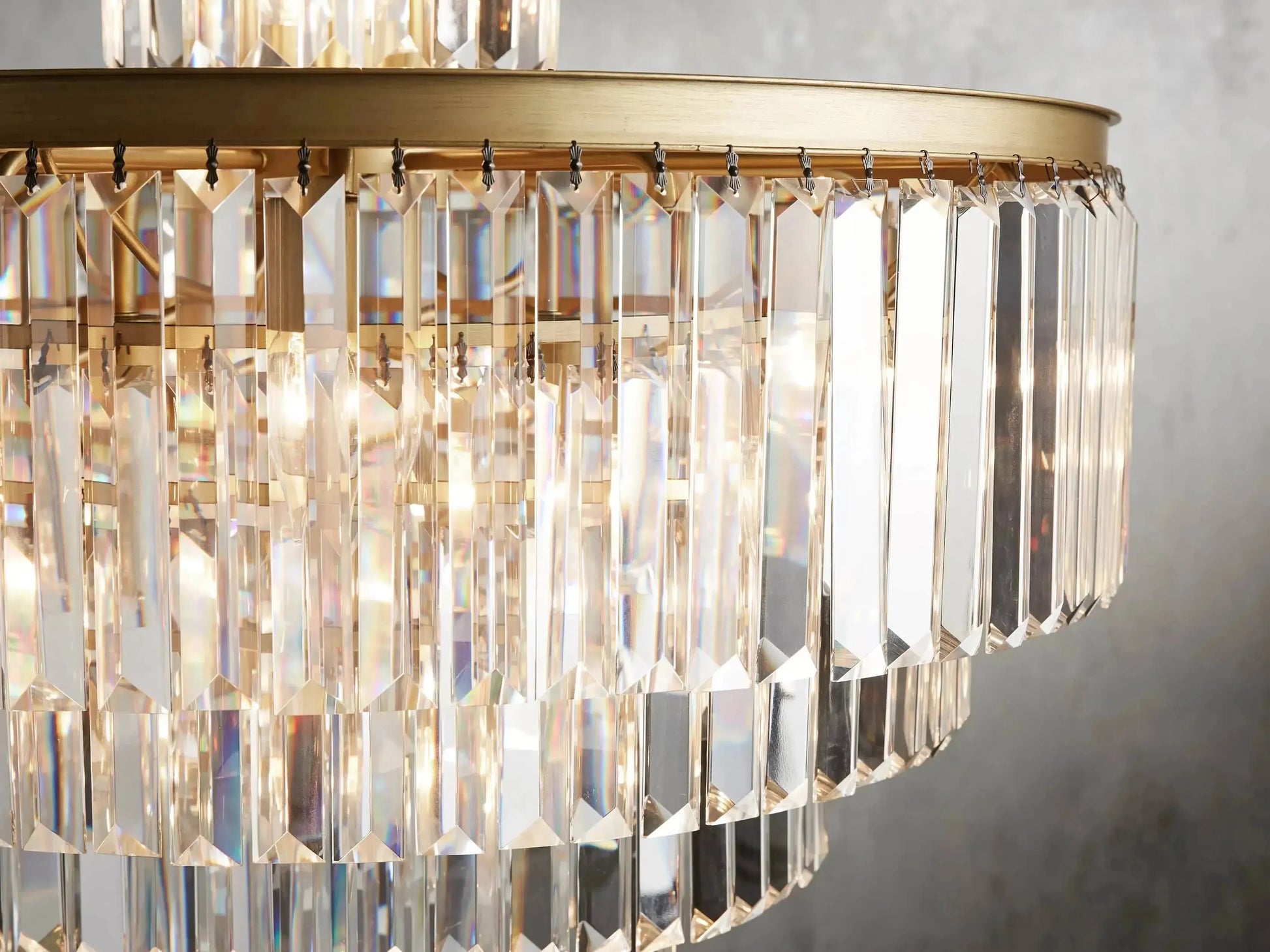 Leyland Crystal Chandelier 22 Light - King Lamps
