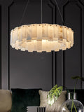 Halos Alabaster Round/Square Chandelier - King Lamps