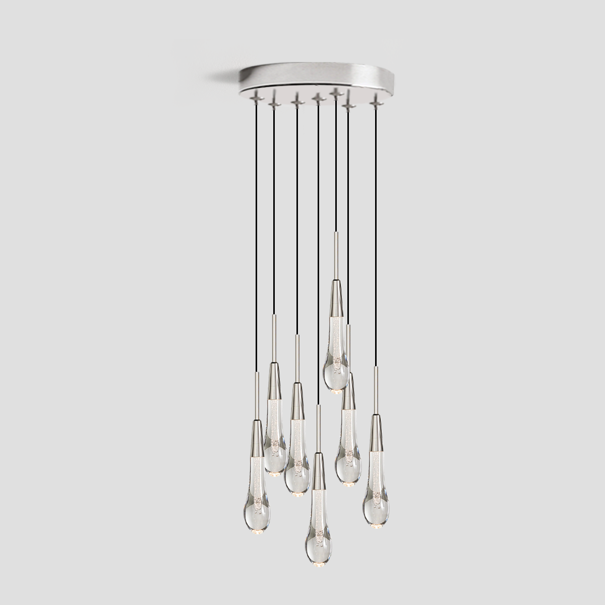 Soltaire Cluster Crystal Pendant 3 Light 5 Light 7Light - King Lamps