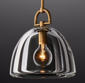 Botanist Dome Crystal Pendant 7'' 11'' 14'' - King Lamps
