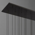 Rain Modern Rectangular Glass Chandelier 72