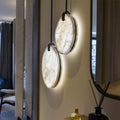 Alabaster Disc Pendant Light - King Lamps
