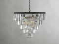 Leyland Tiered Round Crystal Chandelier - King Lamps