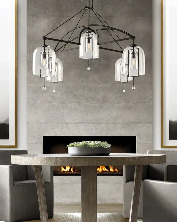 Fulcrum Linear Chandelier 85" 3-Lights - King Lamps