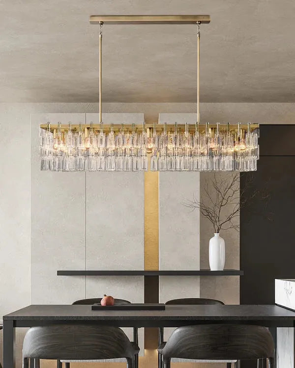 Marigan Rectangle Chandelier 60" - King Lamps