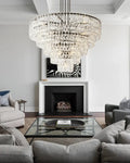 Marigan Crystal 3-Tier Round Chandelier 36