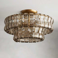 Ghiaccio Flushmount Chandelier - King Lamps