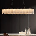 Halos Alabaster Round/Square Chandelier - King Lamps