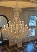 Extra Large Classic Traditional Crystal Chandelier 60/72/90 Lights for Hotel, Showroom, Foyer , Wedding Hall,Coffee Shop - King Lamps