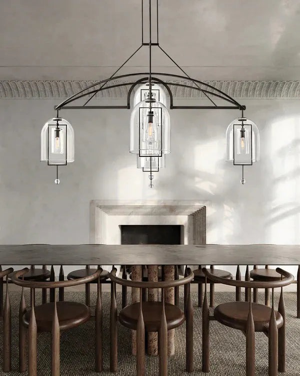 Fulcrum Linear Chandelier 85" 3-Lights - King Lamps
