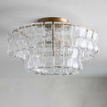 Ghiaccio Flushmount Chandelier - King Lamps