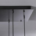 Rain Glass Modern Rectangular Chandelier 54
