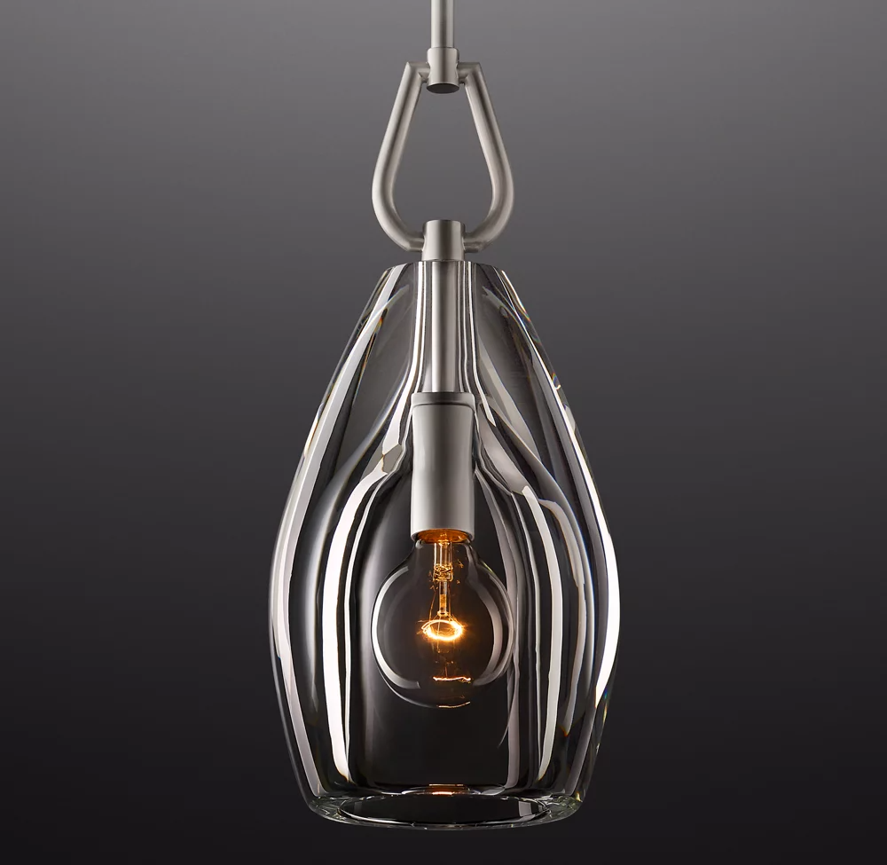 Botanist Flute Crystal Pendant 6'' 8'' 9'' - King Lamps